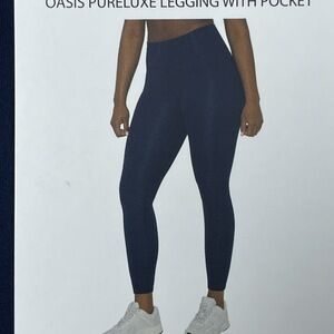 Fabletics Women's XXL Oasis Pureluxe Legging Navy e0141